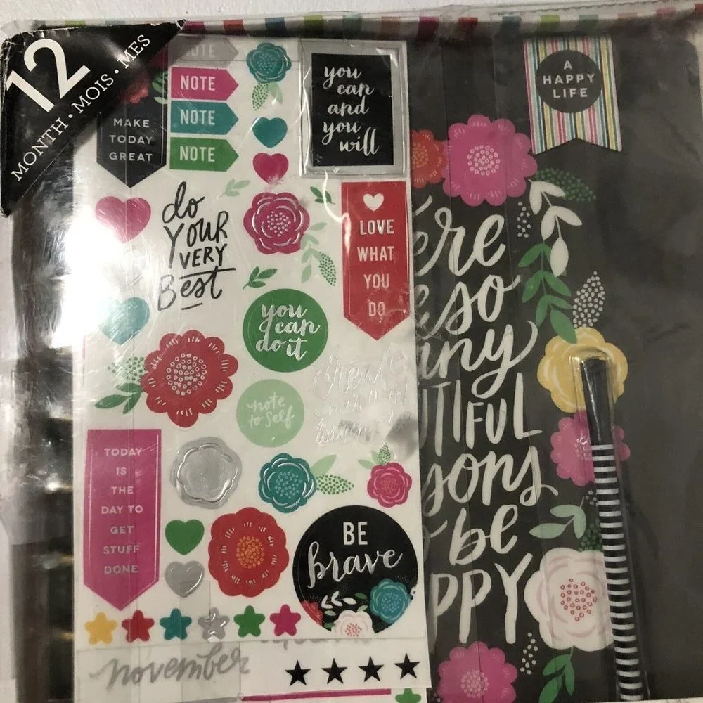 The Happy Planner kit There are so many beautiful reasons to be happy create 365